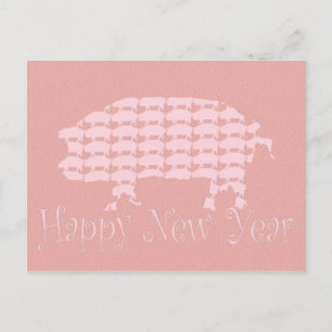 Happy New Year Holiday Postcard