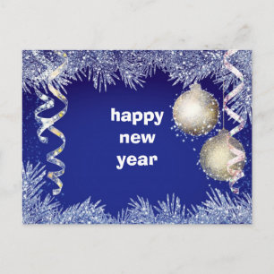 Happy New Year Holiday Postcard