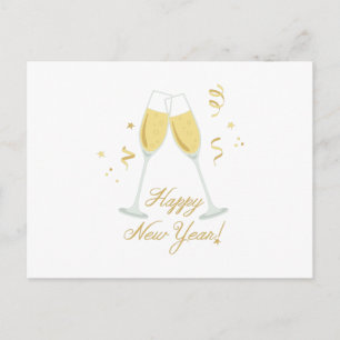 Happy New Year Holiday Postcard