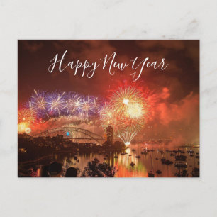 Happy New Year Holiday Postcard
