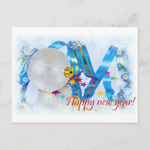 Happy New Year Holiday Postcard