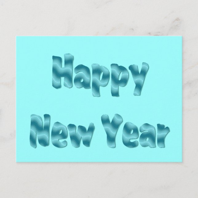 happy new year holiday postcard (Front)