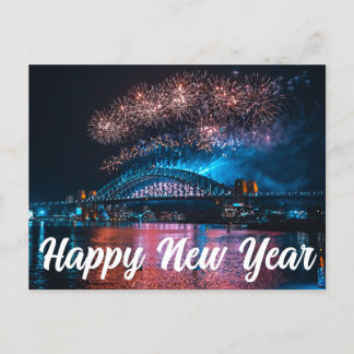 Happy New Year Holiday Postcard