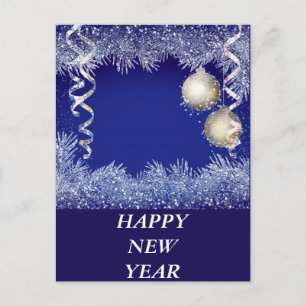 Happy New Year Holiday Postcard