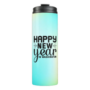 Happy New Year in Washington-54688 Thermal Tumbler