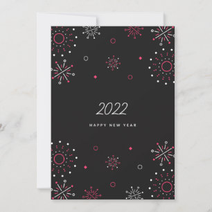 Happy new year invitation card