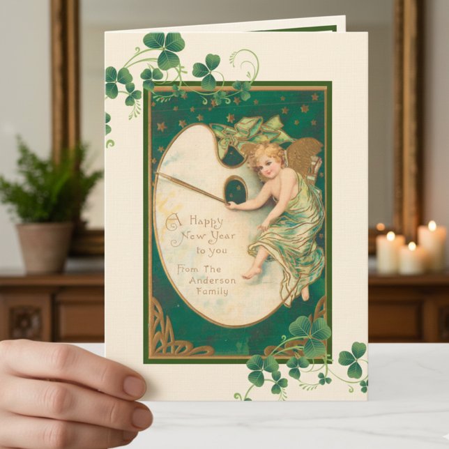 Happy New Year Irish Prayer Blessing Religious   Card (Creator Uploaded)
