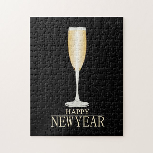 Happy New Year Jigsaw Puzzle (Vertical)
