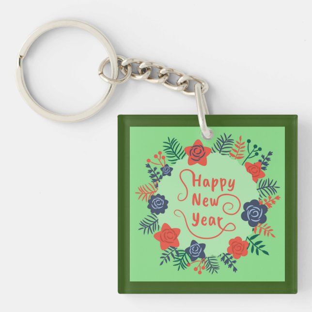 HAPPY NEW YEAR  KEY RING (Front)