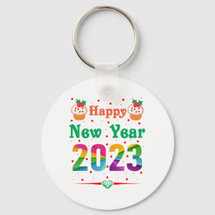 Happy New Year    Key Ring