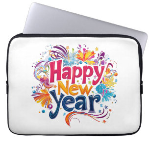 Happy New Year Laptop Sleeve