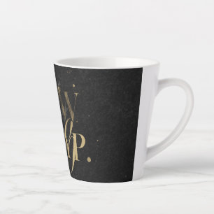 Happy new year latte mug