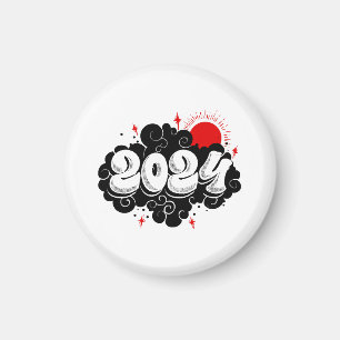 happy new year magnet