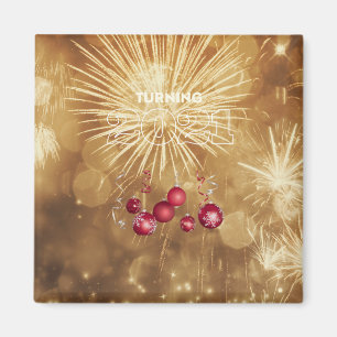 Happy New Year Magnet