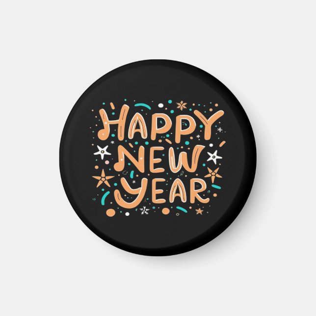 Happy New Year Magnet (Front)