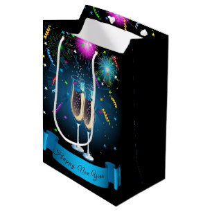 Happy New Year  Medium Gift Bag