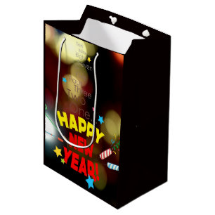 Happy New Year Medium Gift Bag