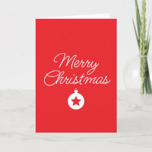 Happy New Year Merry Christmas Holiday Season Card