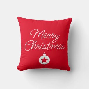 Happy New Year Merry Christmas Holiday Season Cushion