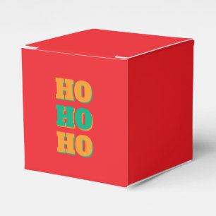 Happy New Year Merry Christmas Holiday Season HoHo Favour Box