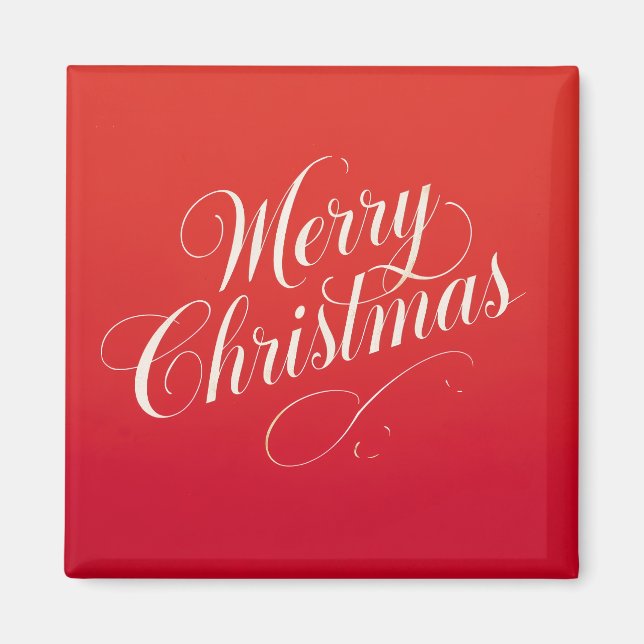 Happy New Year Merry Christmas Holiday Season Magnet (Front)