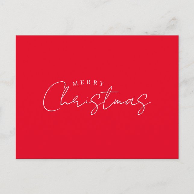 Happy New Year Merry Christmas Holiday Season Postcard (Front)