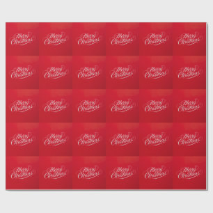Happy New Year Merry Christmas Holiday Season Wrapping Paper