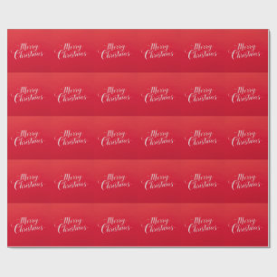 Happy New Year Merry Christmas Holiday Season Wrapping Paper