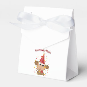 Happy New Year Monkey Favour Box