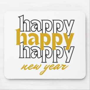 Happy New Year Mouse Pad