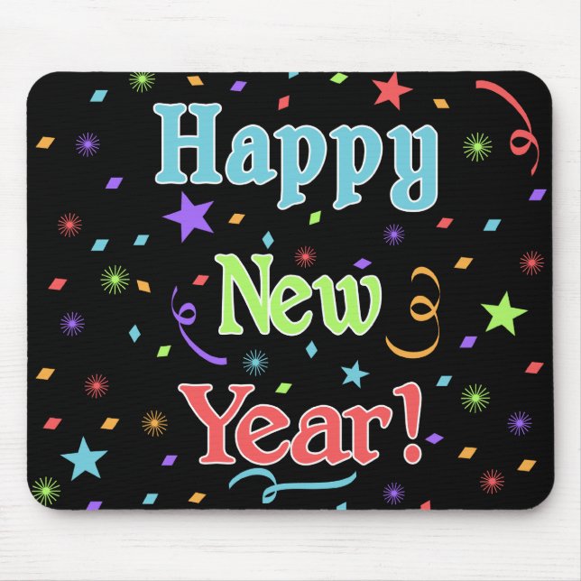 Happy New Year Mousepad (Front)
