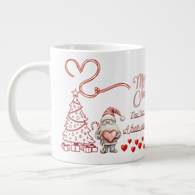 Happy New Year Mug – Premium Celebration Design (Left)