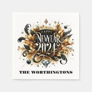 Happy New Year Napkins