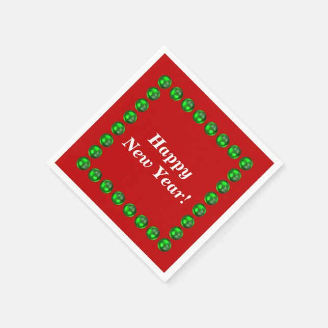 Happy New Year Napkins  (Corner)