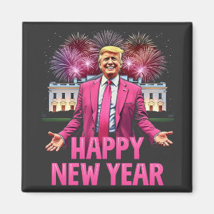 Happy New Year New Eve Trump Inauguration Day Xmas Magnet