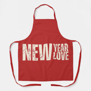 Happy New Year New Love 2024 Apron