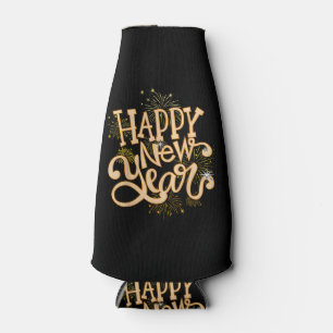 Happy New Year New Years Eve Party Women Men Famil Bottle Cooler