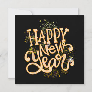 Happy New Year New Years Eve Party Women Men Famil Invitation