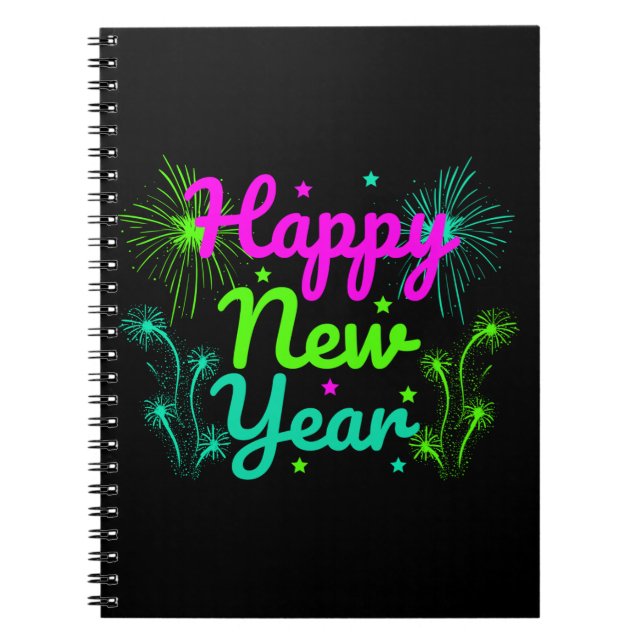 Happy New Year   Notebook (Front)