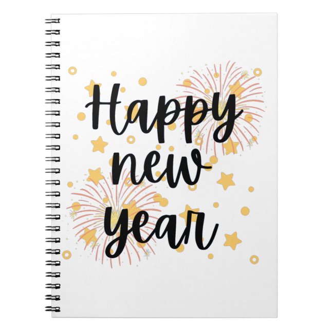 Happy New Year Notebook (Front)