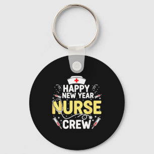 Happy New Year Nurse Shirt, Fireworks Stethoscope  Key Ring