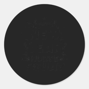 Happy New Year Nurse Squad, Medical Nurse Squad Ne Classic Round Sticker
