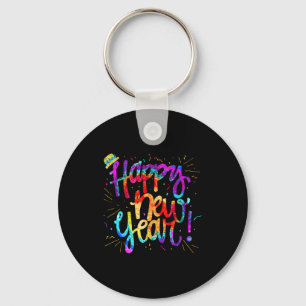 Happy New Year Nye Party 2025 Funny New Years Eve Key Ring
