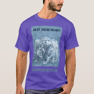 Happy New Year of the Water Tiger NYE Party Chines T-Shirt