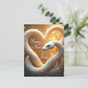 Happy New Year of the Wood Snake Postcard