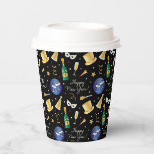 Happy New Year  Paper Cups