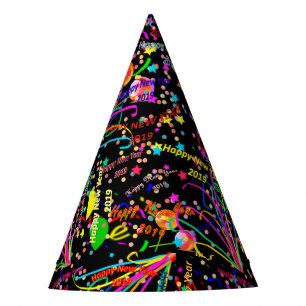 Happy New Year Paper Party Hat
