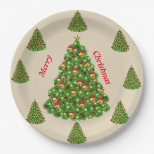 Happy New Year Paper Plate