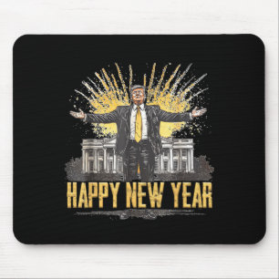 Happy New Year Party 2025 Trump 2024 Take America  Mouse Pad