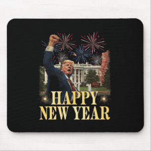 Happy New Year Party 2025 Trump 2024 Take America Mouse Pad